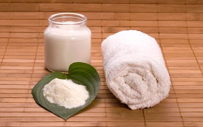 baking soda and a towel for compresses to enlarge the penis
